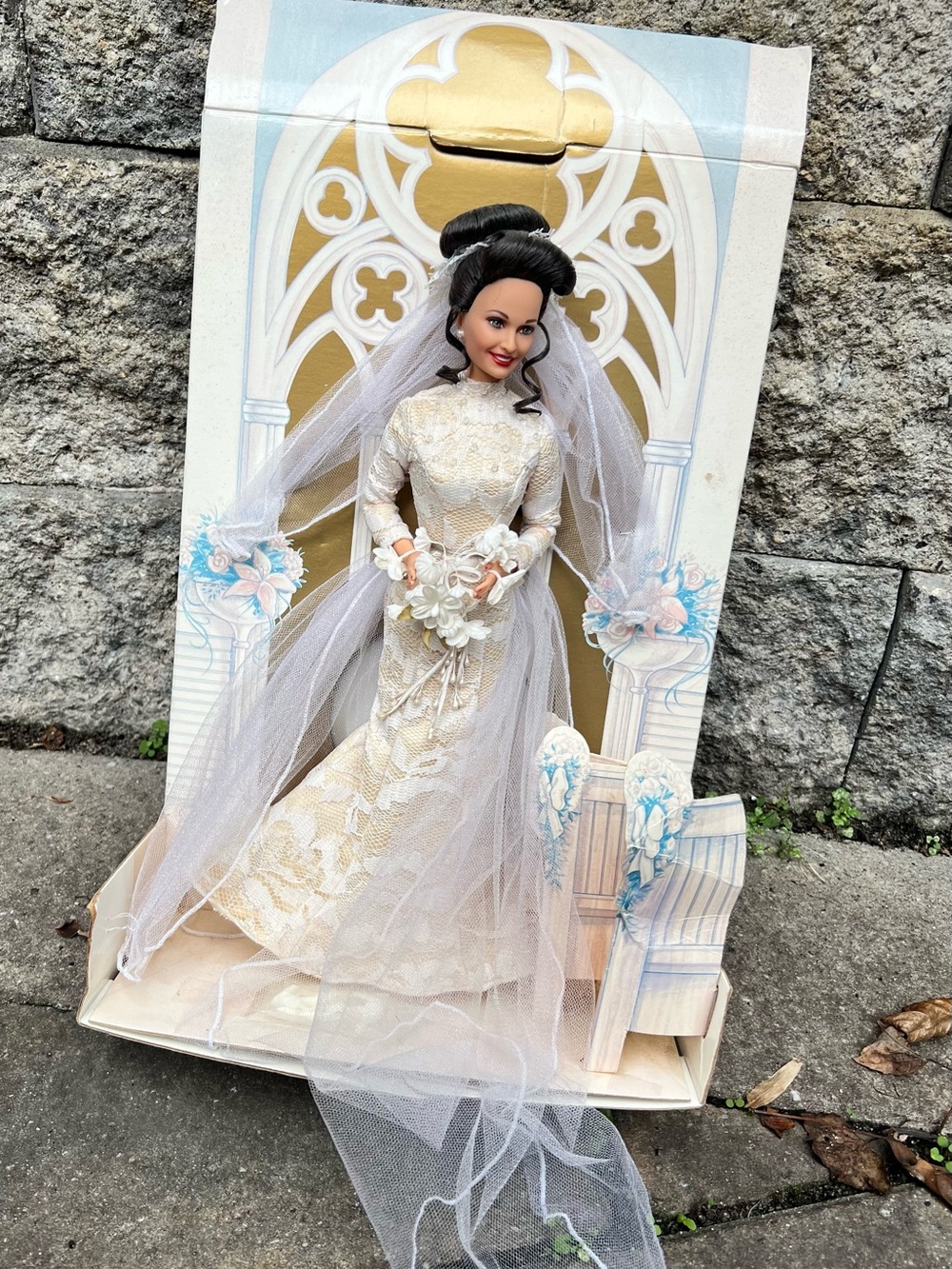 Erica Kane “Champagne Lace Wedding” Barbie, 1999.